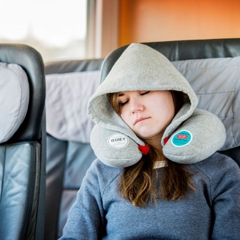 Chill Out Travel Pillow With Hood