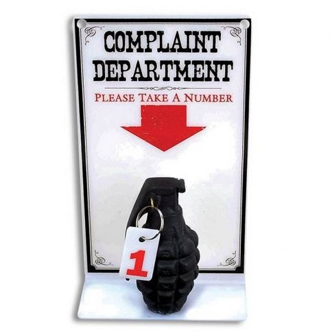 Complaint Department Sign - Pulju.net