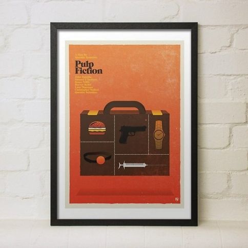 Pulp Fiction Poster by Needle Design