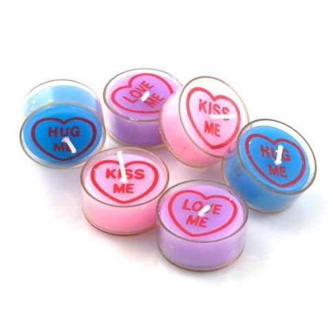 Love Hearts Tealights