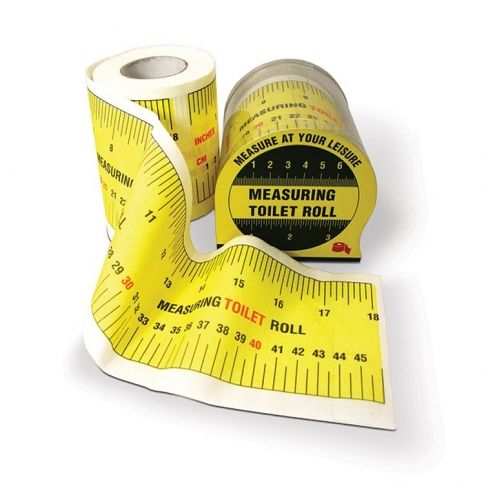 Measuring Tape Toilet Roll