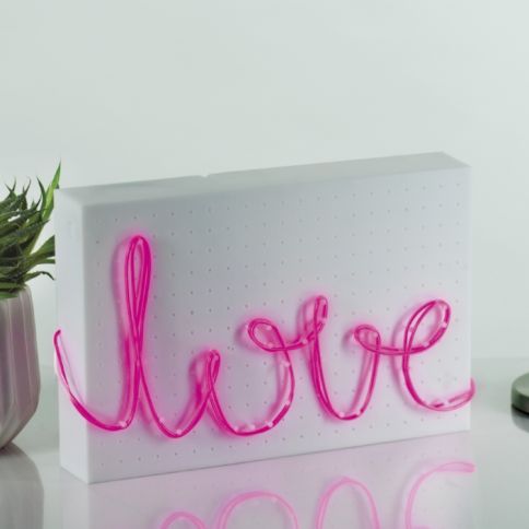 DIY Neon Light Pink