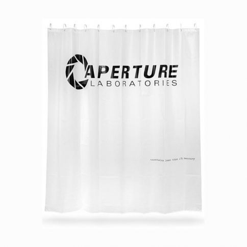 Portal 2 Aperture Labs Shower Curtain