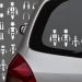 Build Your Robot Family Car Decals