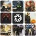 Star Wars Rogue One 3D Coasters 8pcs