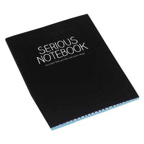 Wild & Wolf Serious Notebook Suuri