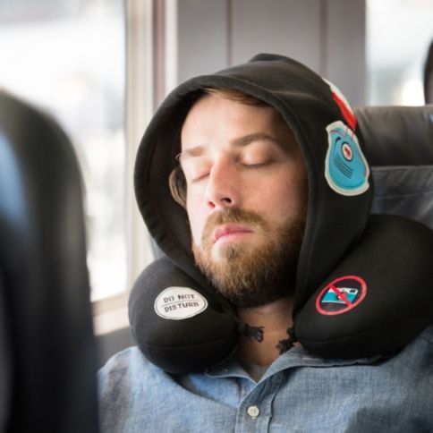 Chill Out Travel Pillow With Hood