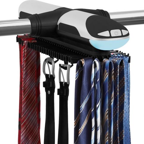 Automatic Revolving Tie & Belt Rack