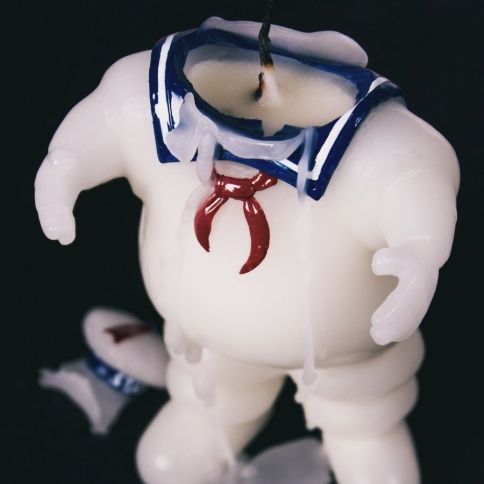 Stay Puft Candle