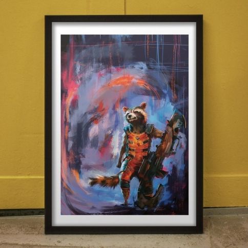 Guardian Rocket Poster by Wisesnail