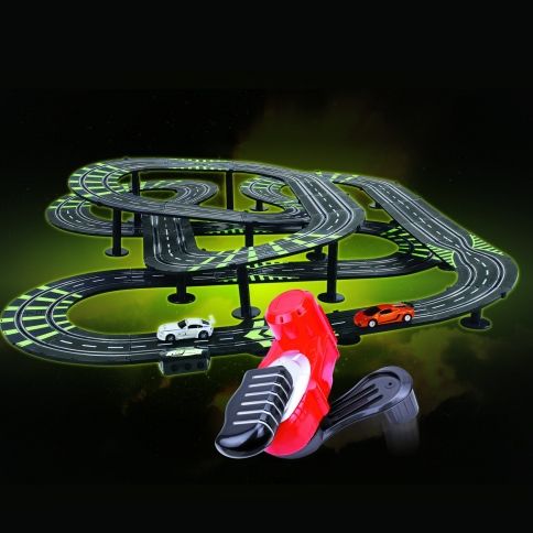 Wind Up Racing Car Track