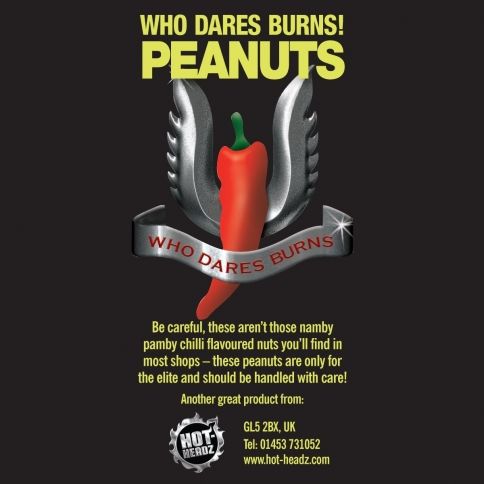 Who Dares Burns Peanuts (80g)